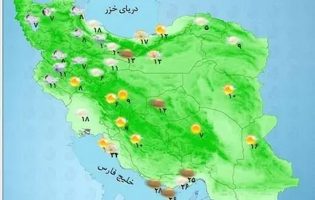 آخر هفته پر باد برای ارتفاعات؛ وزش باد در مسیرهای کوهستانی