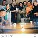 سلفی مجری ممنوع التصویر با جمع بازیگران خانم + عگس
