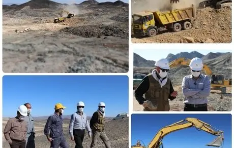 بهره برداری از معدن سنگ آهن حنار