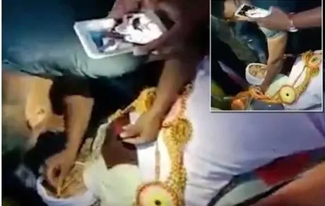 عکس ازدواج مرد جوان با عروس مرده  اش داخل قبر
