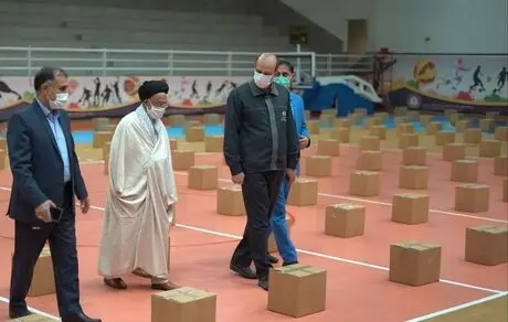 توزیع ۳۵۰۰ بسته غذایی بین نیازمندان