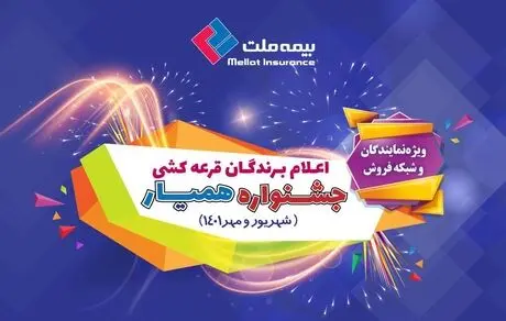 جشنواره همیار بیمه ملت برندگان خود را شناخت 