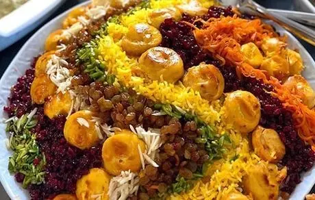 خانم‌ها با این پلو هنر خود را به رخ بکشند! + دستورالعمل پخت