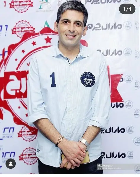 حمید گودرزی رو در روی دوربین + عکس