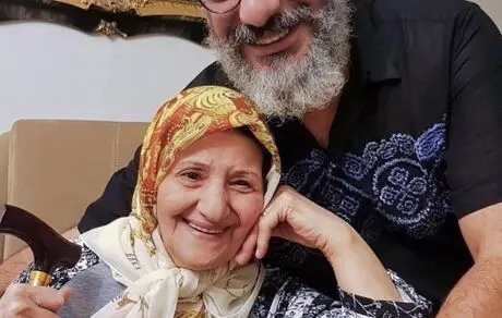 امیر جعفری در کنار مادرش + عکس