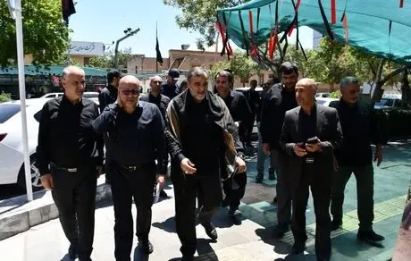 بازدید معاون بانک و بیمه وزارت اقتصاد از موکب بیمه ایران در مشهد

