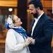 ژست عاشقانه بهاره رهنما و حاجی + عکس