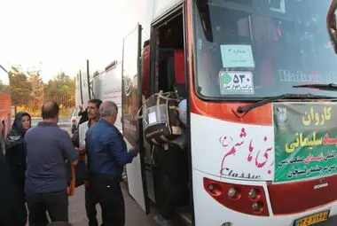 گزارش تصویری میزبانی کاروان خادمین شرکت ملی مس در کربلا 