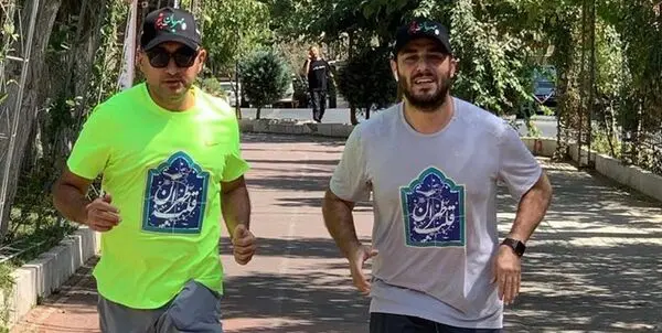 عبور «قلب تهران» از خط پایان ماراتن مسکو زیر بارش شدید باران