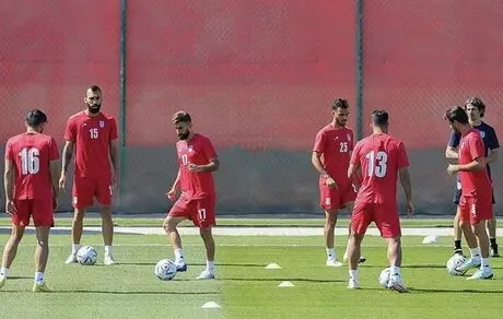 حضور تاج و یک کمدین در جمع شاگردان کی‌روش