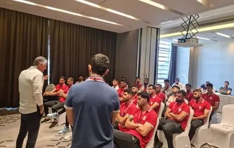  برگزاری جلسه فنی تیم ملی پیش از دیدار دوستانه با تونس 