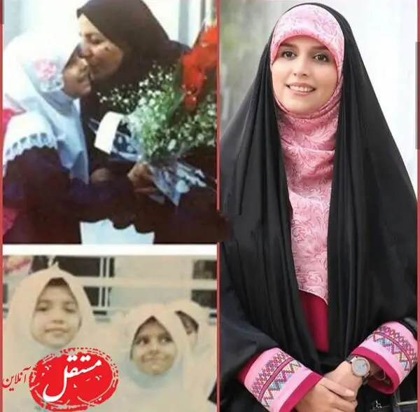 خانم مجری بازیگوش در کودکی + عکس