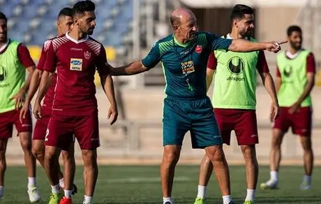 پرسپولیسی ها در هیات فوتبال تهران + عکس