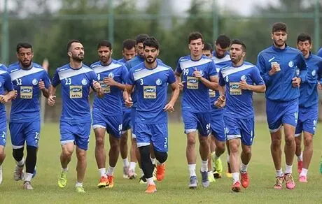 برگزاری تمرین استقلال تحت تاثیر عزاداری روز تاسوعا+عکس