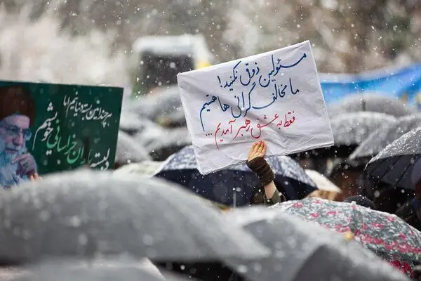 دست نوشته جالب یک همدانی به مسئولان +عکس