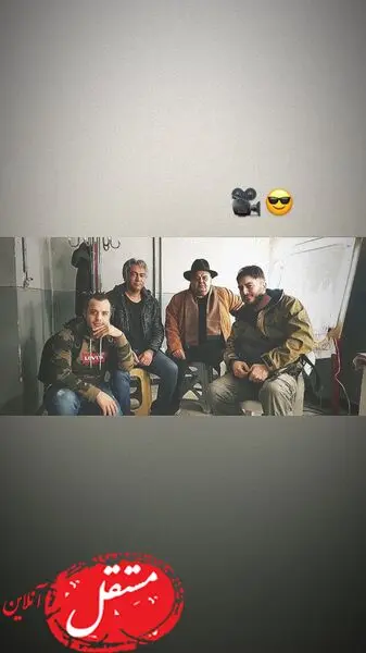 اکبر عبدی در جمع بازیگران جوان محبوب + عکس