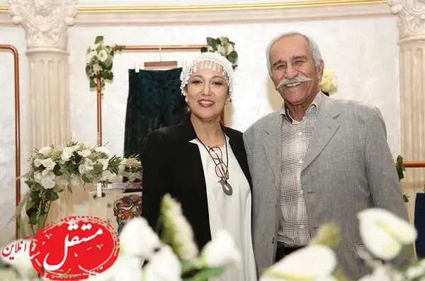 پانته آ بهرام و پدرش در مراسمی مجلل + عکس
