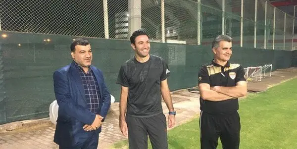 حضور مدیرعامل در تمرین شاگردان نکونام