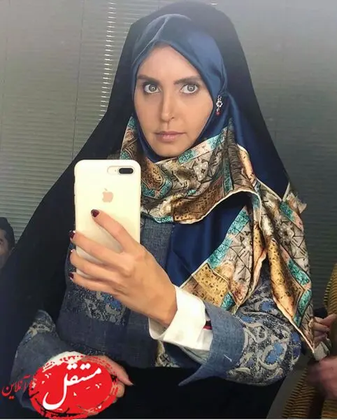 چادری شدن الناز شاکردوست + عکس