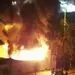 آشوبگران موکب‌های حسینی را آتش زدند
