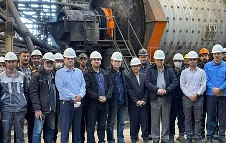 گزارش تصویری بازدید مدیرعامل شرکت سرمایه گذاری توسعه معادن و فلزات از زیرمجموعه های صبانور در غرب کشور
