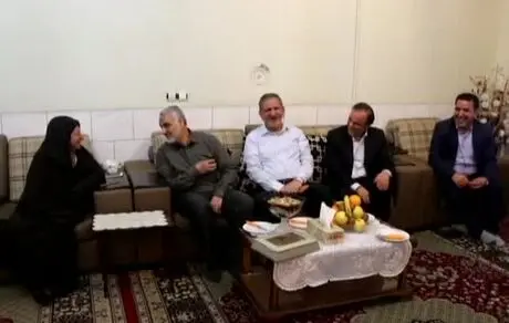 عید دیدنی سردار سلیمانی از خانواده اسحاق جهانگیری