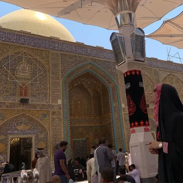 مژده لواسانی در نجف + عکس
