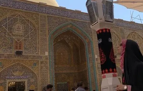 مژده لواسانی در نجف + عکس