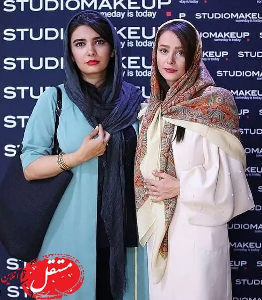 الناز حبیبی در کنار بازیگر مانکن + عکس