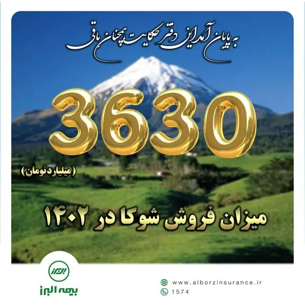 پایان سال 1402 با شگفتی آفرینی شوکا