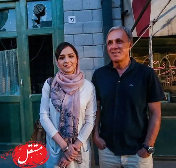 ترانه علیدوستی و پدرش + عکس