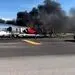 حادثه و آتش‌سوزی در فرودگاه میامی
