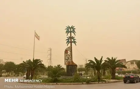 محاصره اهواز با گردوغبار
