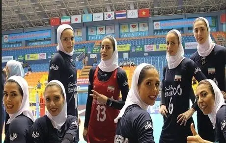 بانوان والیبالیست ایران با شکست اندونزی هفتم شدند