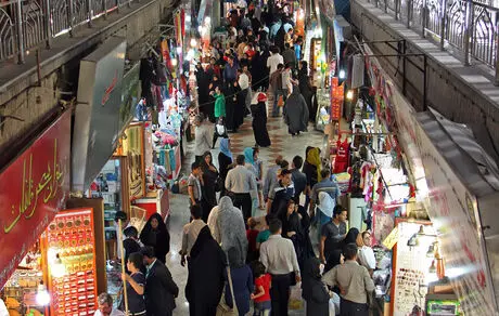 بازار رضای مشهد آتش گرفت