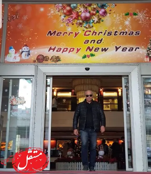 آقای بازیگر در روز کریسمس + عکس
