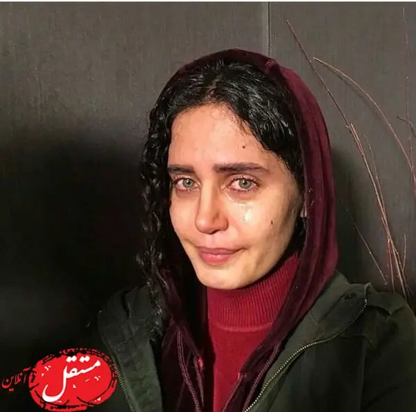 گریه الناز شاکردوست در پشت صحنه فیلمش + عکس