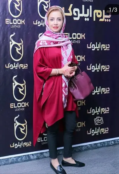 تیپ قرمز بازیگر مریم مقدس + عکس