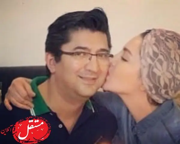 عاشقلنه‌های خانم بازیگر و همسرش + عکس