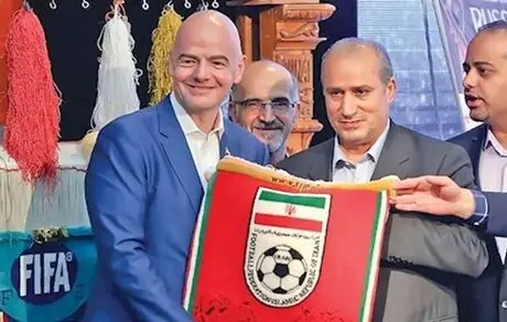 اینفنتینو: از مقامات و فدراسیون ایران ممنونم