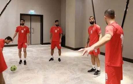 تمرین سبک بازیکنان تیم ملی در هتل