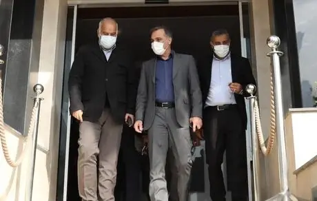  دیدار کاشانی با سرپرست فدراسیون فوتبال 