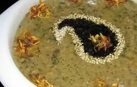 دستور تهیه گام به گام آش شله قلمکار
