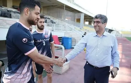 حضور رئیس هیئت مدیره پرسپولیس در تمرین سرخپوشان