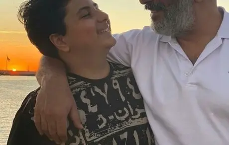 امیر جعفری و پسرش + عکس