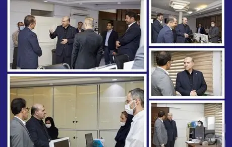 بازدید مدیرعامل بیمه سرمد از شعبه شرق تهران