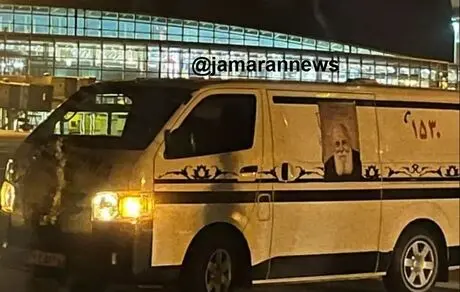 پیکر هوشنگ ابتهاج به ایران رسید + عکس