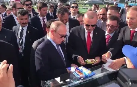 پول بستنی اردوغان را پوتین حساب کرد