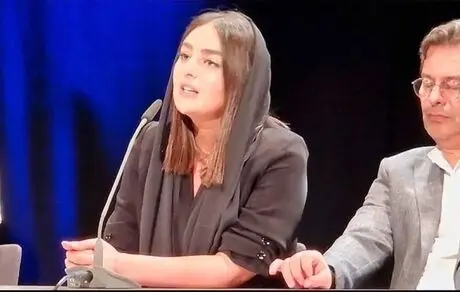 پیمان قاسمخانی و همسرش در جشنواره فرهنگ ایران در آلمان