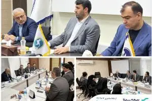 حضور مدیرعامل بیمه سینا در بندرعباس